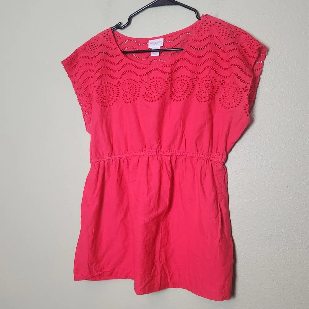 Motherhood Maternity Boho Top Size Large - Picture 1 of 5
